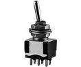 Miniature Toggle Switch ON-ON-ON 6 A